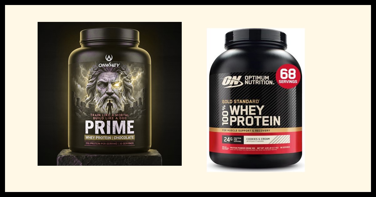 ONWHEY PRIME vs Gold Standard Whey (2026)