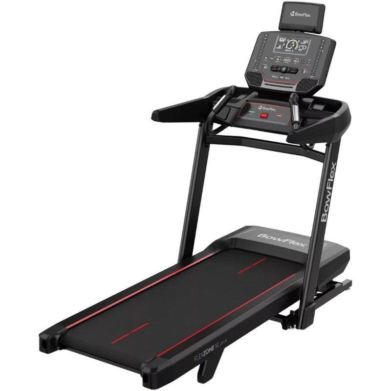 Bowflex T9 folding treadmill with LCD console