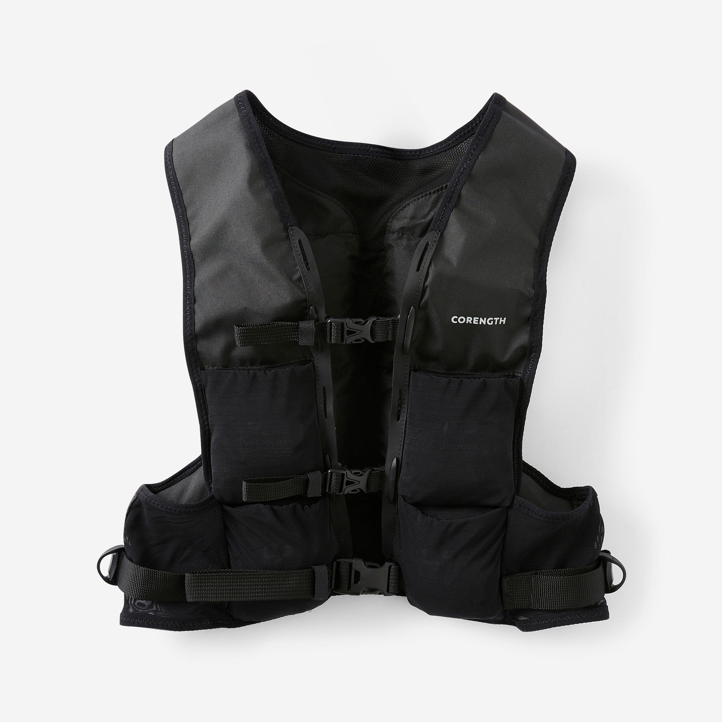 Domyos Machine Washable Weighted Vest 0-5kg, machine washable fabric design
