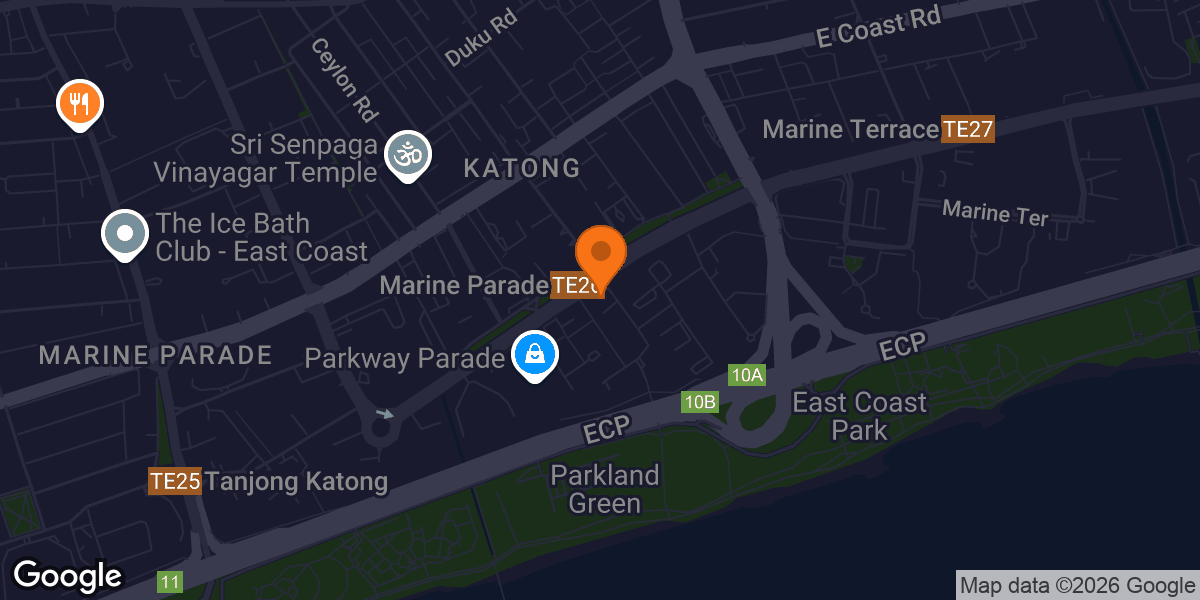 Map showing 24/7 FITNESS Marine Parade (iMall)
