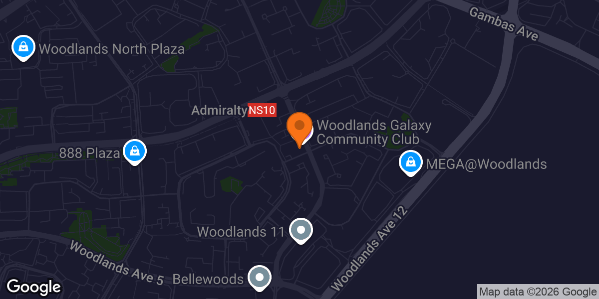 Map showing Anytime Fitness Admiralty