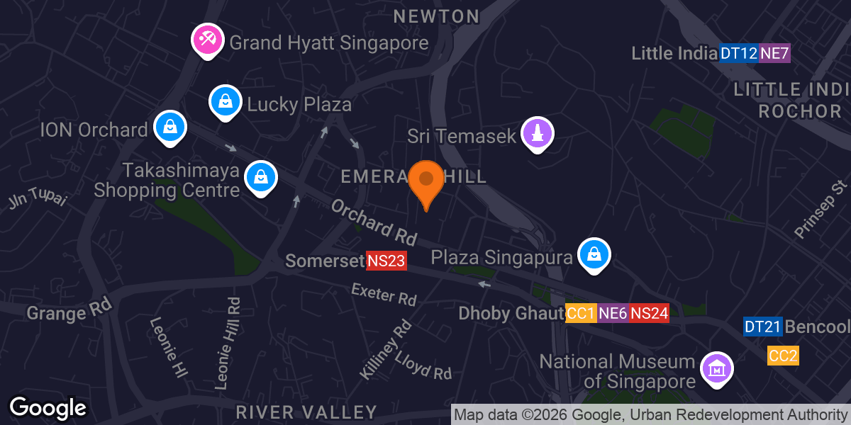 Map showing Avante Gym & Yoga