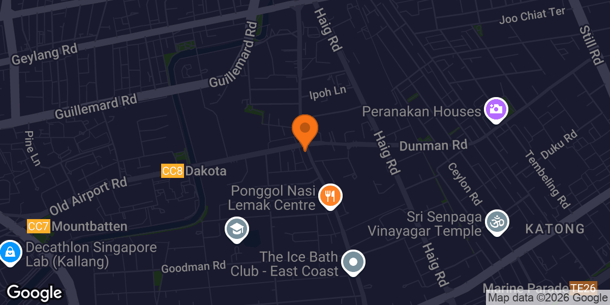 Map showing GymHaus