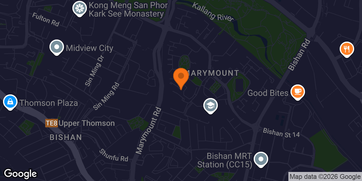 Map showing JAA Fitness and Conditioning