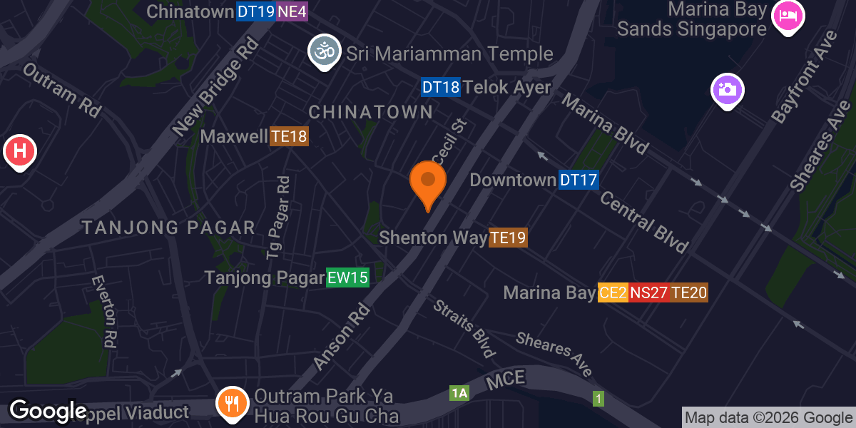 Map showing R10T
