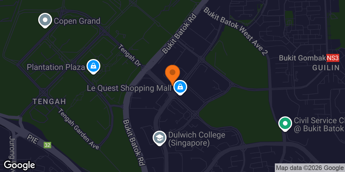 Map showing Senior Gym | Fitness Classes @ NTUC Health Active Ageing Centre (Care) (Bukit Batok West)