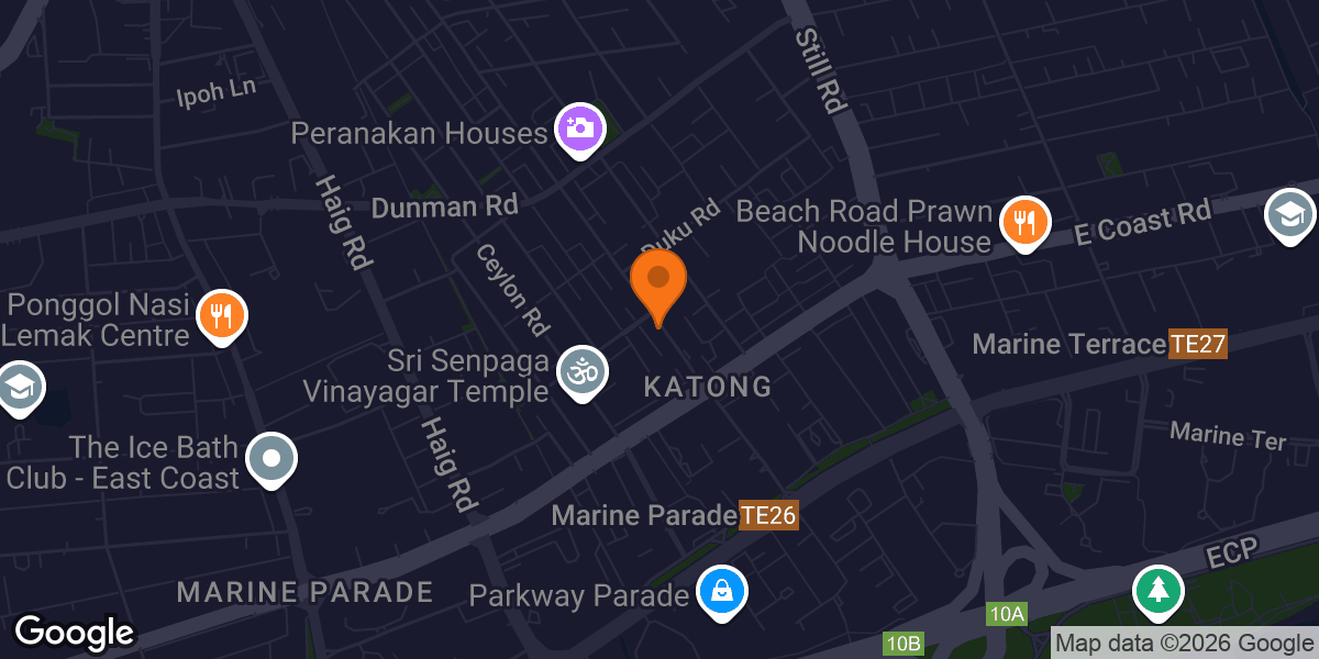 Map showing Strength & Recovery Zone by The Muscle Lab SG